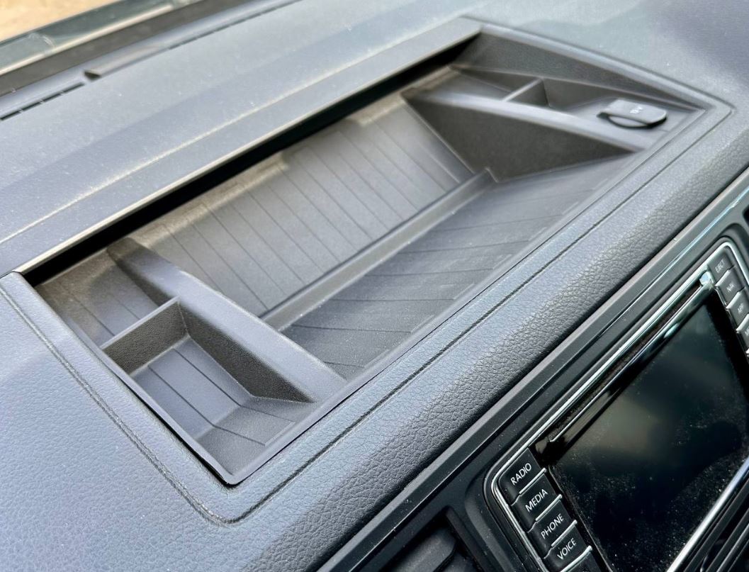 For VW T6 Silicone Rubber Top Dashboard Insert - Non-Slip, Durable Interior Accessory by Van-X