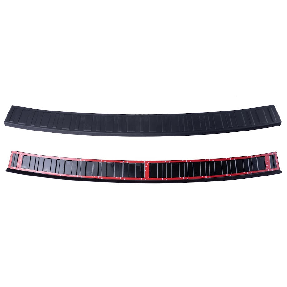 For VW T6.1 Transporter Multivan Rear Bumper Protector – Black Plastic Tailgate Guard