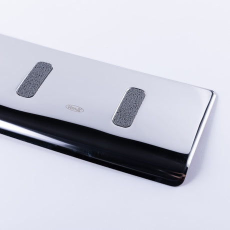 For VW T6 Tansporter Multivan Campervan Rear Bumper Protector With Rubber Inserts Barndoor Stainless Steel