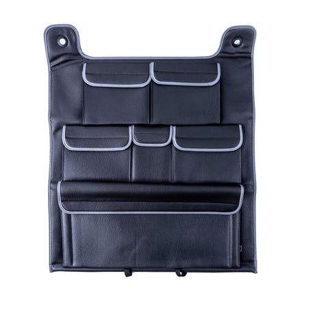 For VW T6 & T6.1 Transporter Double Seat Back Organiser – Premium Leatherette Storage Solution