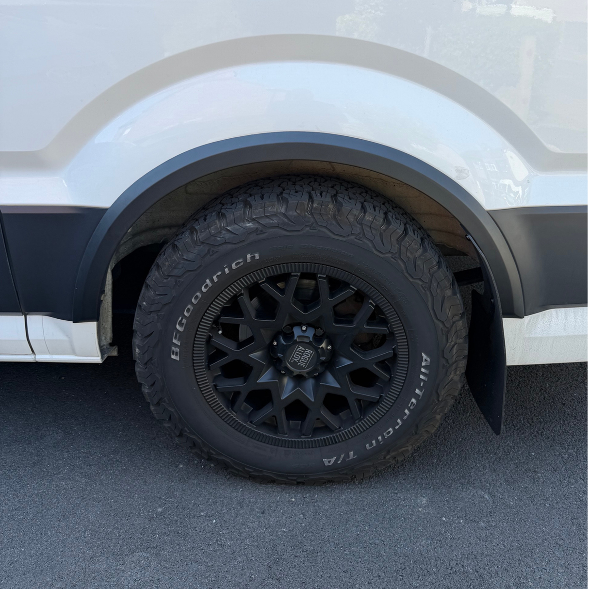 For VW New Crafter / MAN TGE Wheel Arch Trim - Textured | Van-X