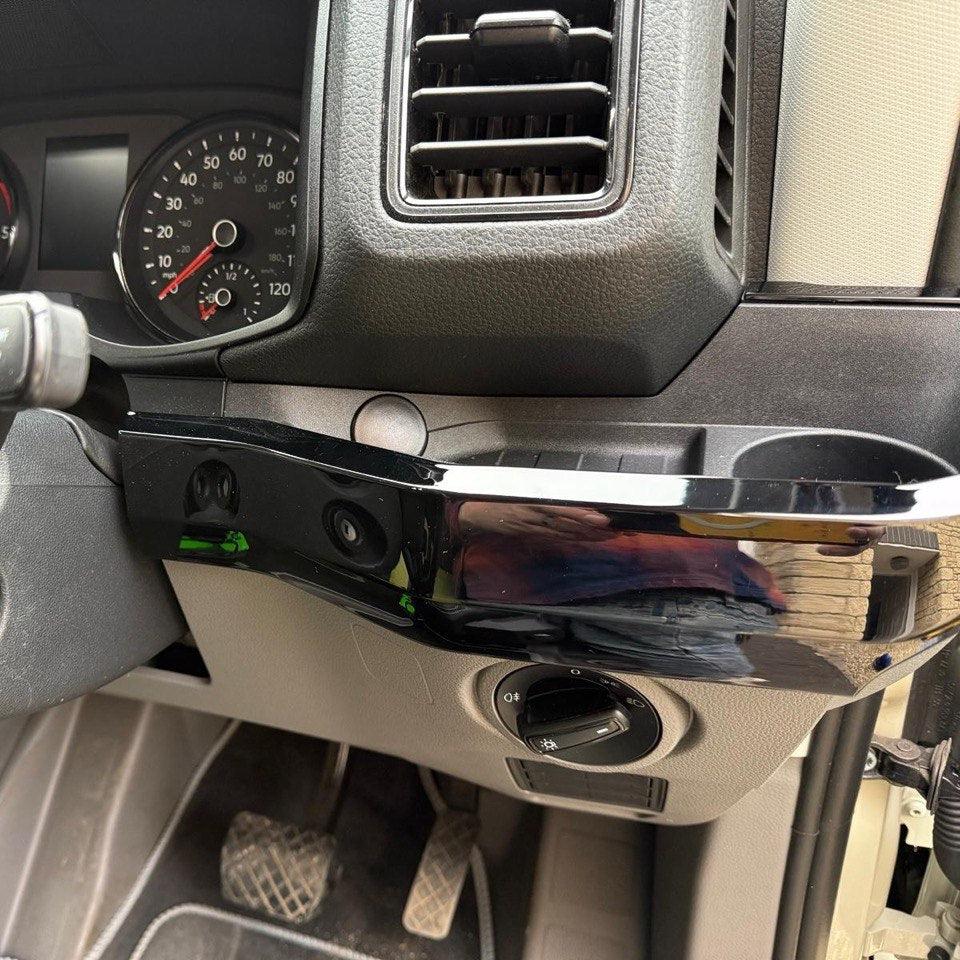 For MAN TGE RHD Lower Dash Styling Trims - Gloss Black (Set of 6) | Van-X