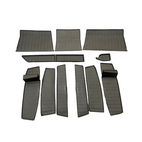 For VW Crafter / MAN TGE New Shape Interior Bundle Rubber Mats - Black | Van-X