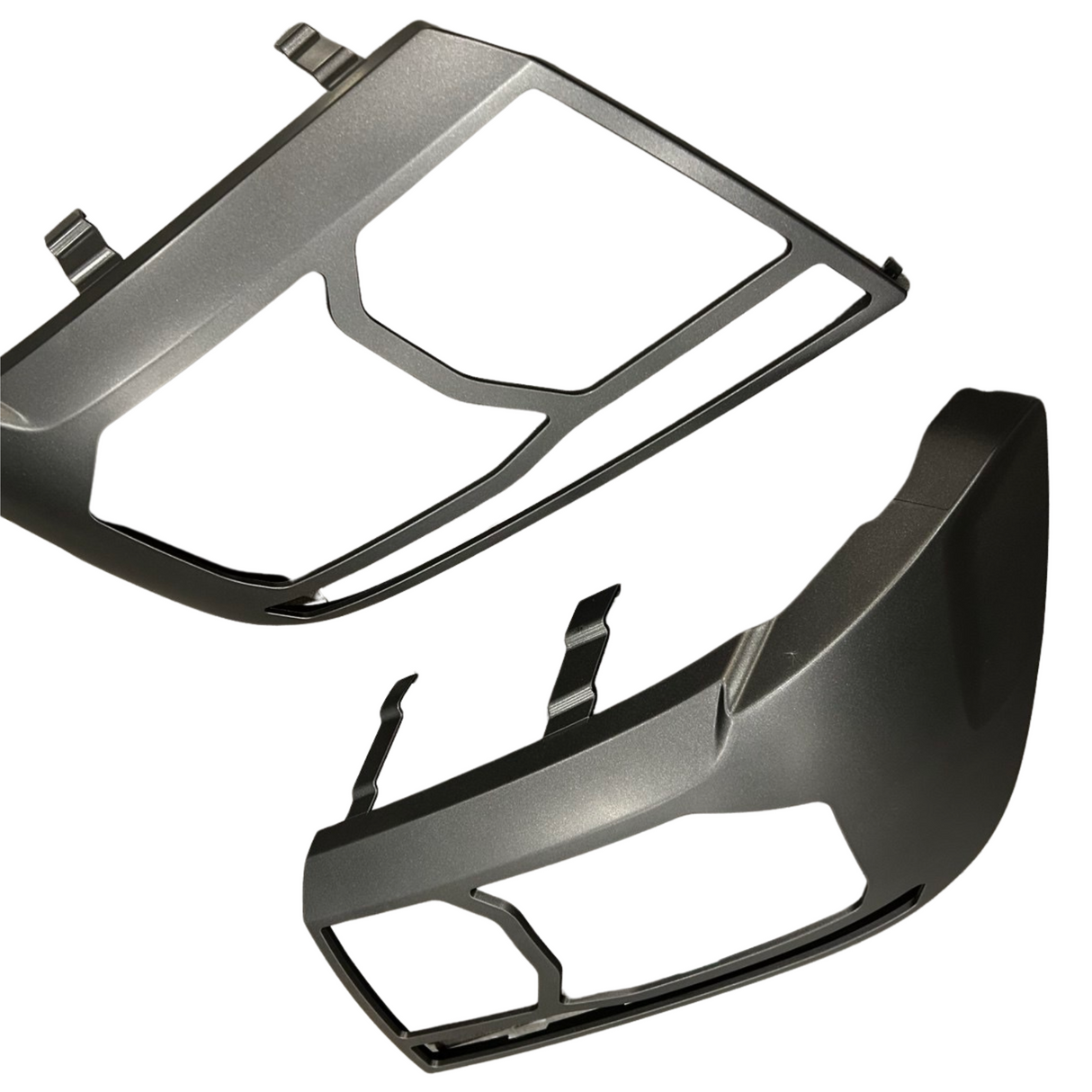 For VW Crafter New Shape Headlight Guards – Hammerite Ultimate Matte Black – Premium Protection | Van-X