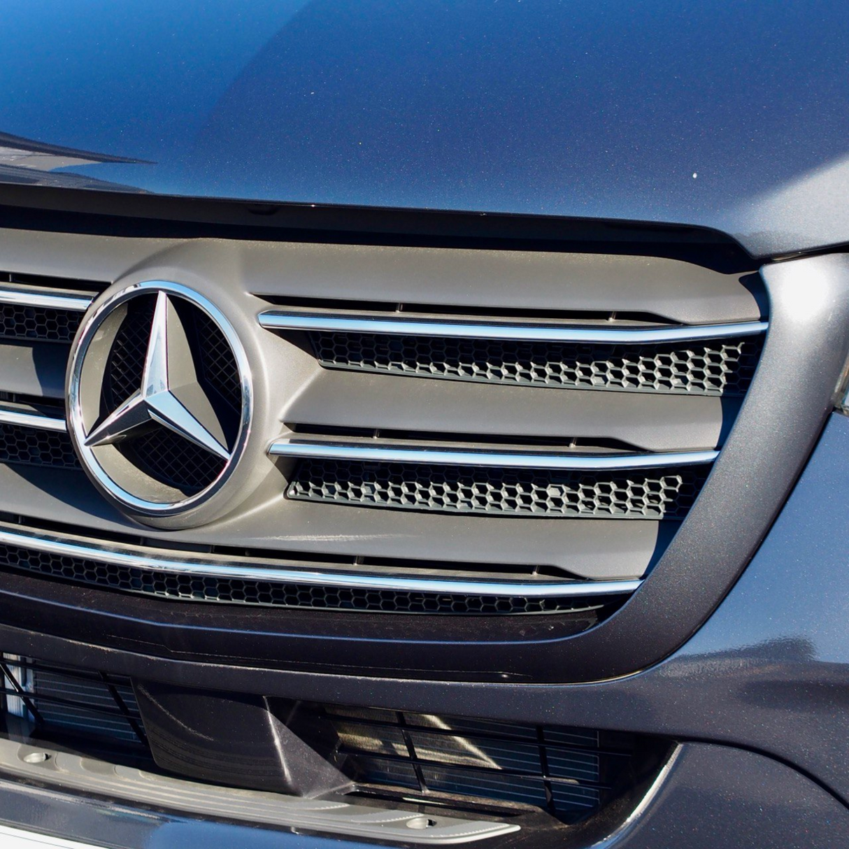 For Mercedes Sprinter Dodge 907 Honeycomb Upper Grille Mesh Set - 5 Piece Kit | Van-X