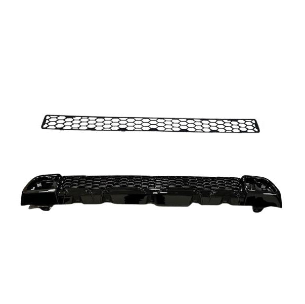 For Peugeot Boxer Front Honeycomb Bumper Grille Bundle 2pcs - Gloss Black | Van-X