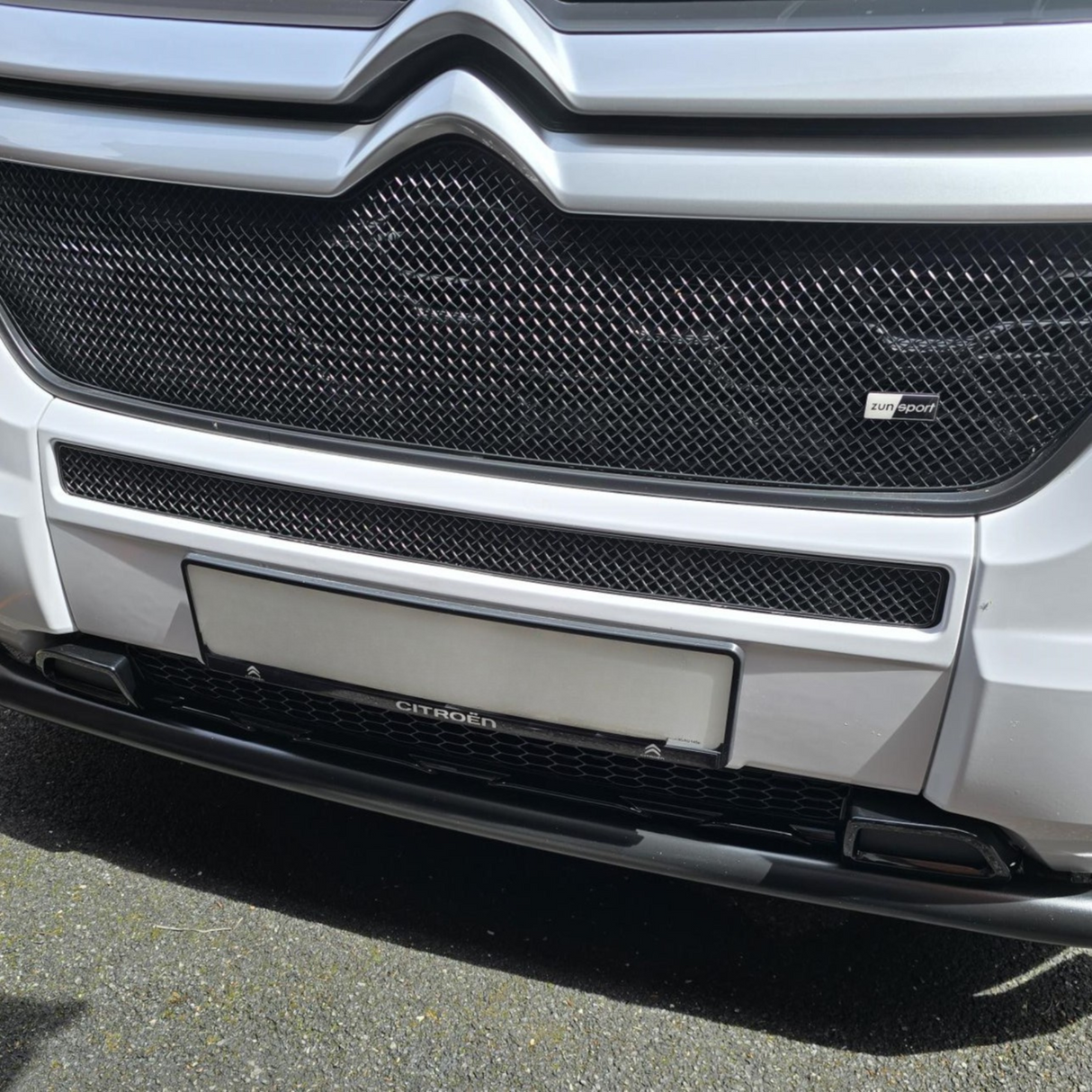 For Fiat Ducato Gloss Black Lower Bumper Honeycomb Grille | Van-X