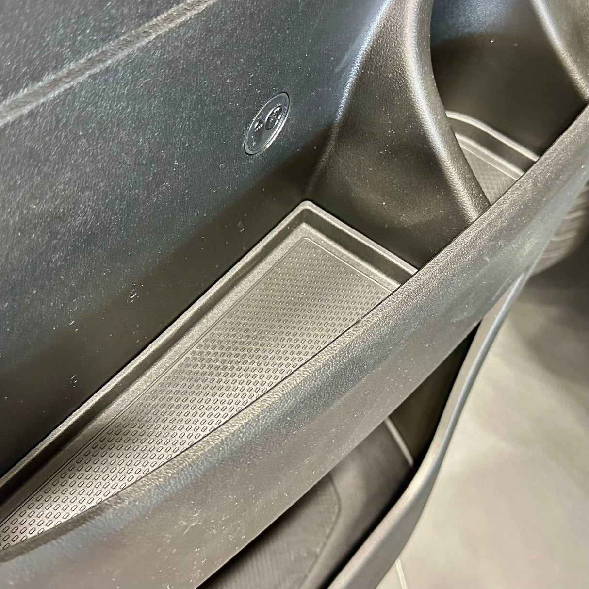 For Vauxhall Movano Rubber Door Liner Pocket Inserts - Black - Van-X