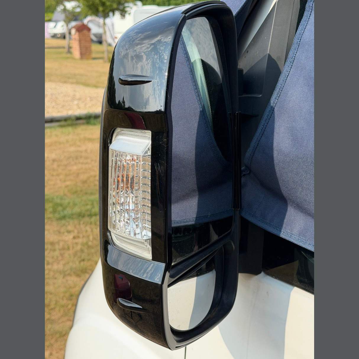 For Citroën Relay (2007-2024) Wing Mirror Cap/Covers (Set of 2) - Black | Van-X