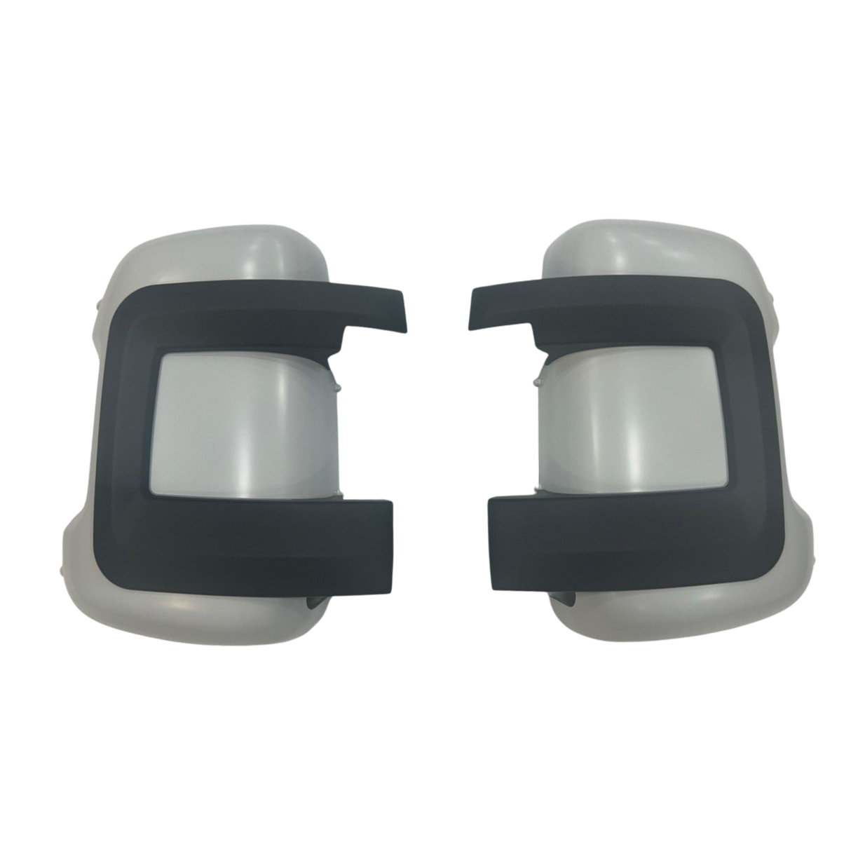 For Peugeot Boxer (2007-2024) Wing Mirror Cap/Covers (Set of 2) - Matte White | Van-X