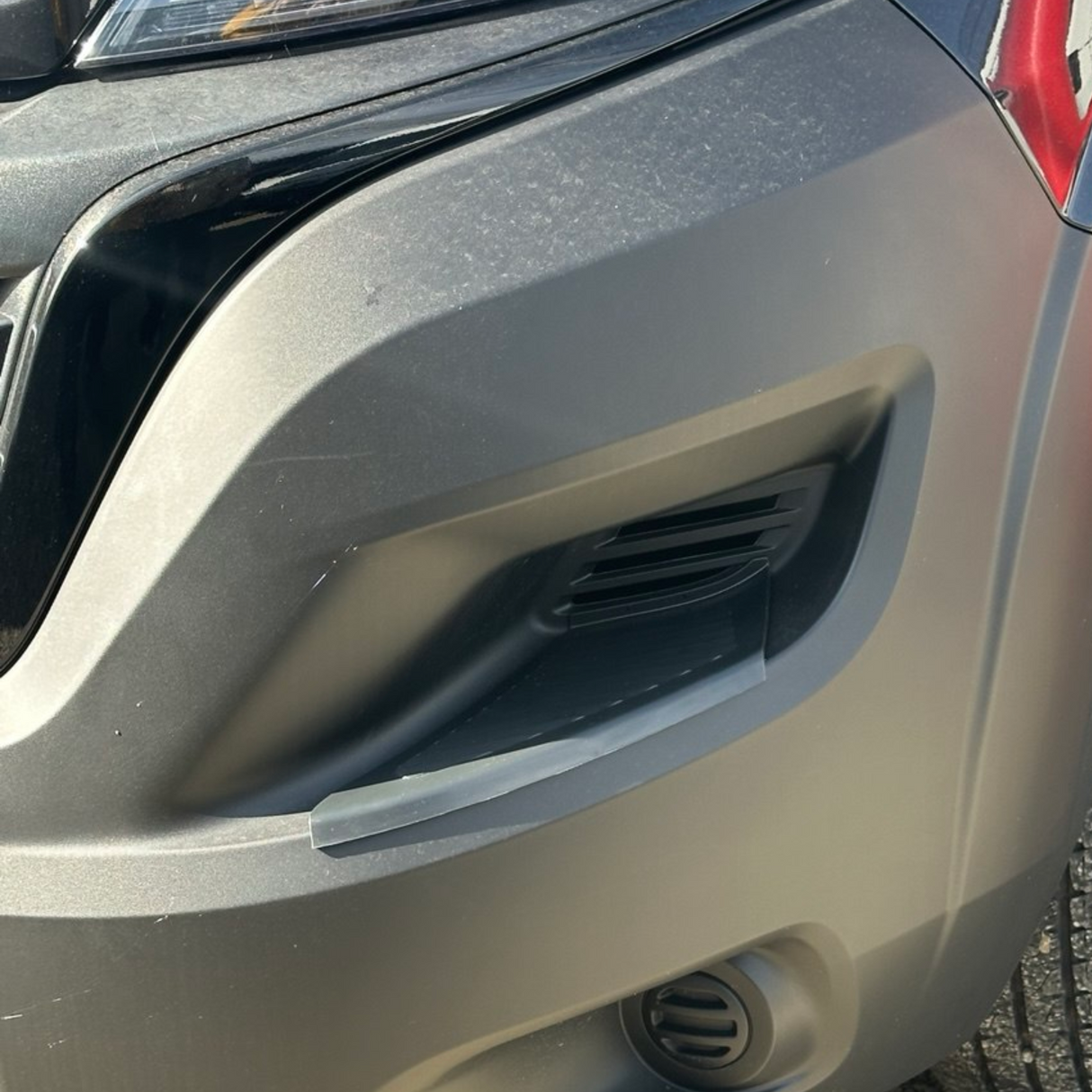 Airson Dìonadairean Plàta-coise Bampair Aghaidh Vauxhall Movano – Dubh, Seata de 2 | Van-X