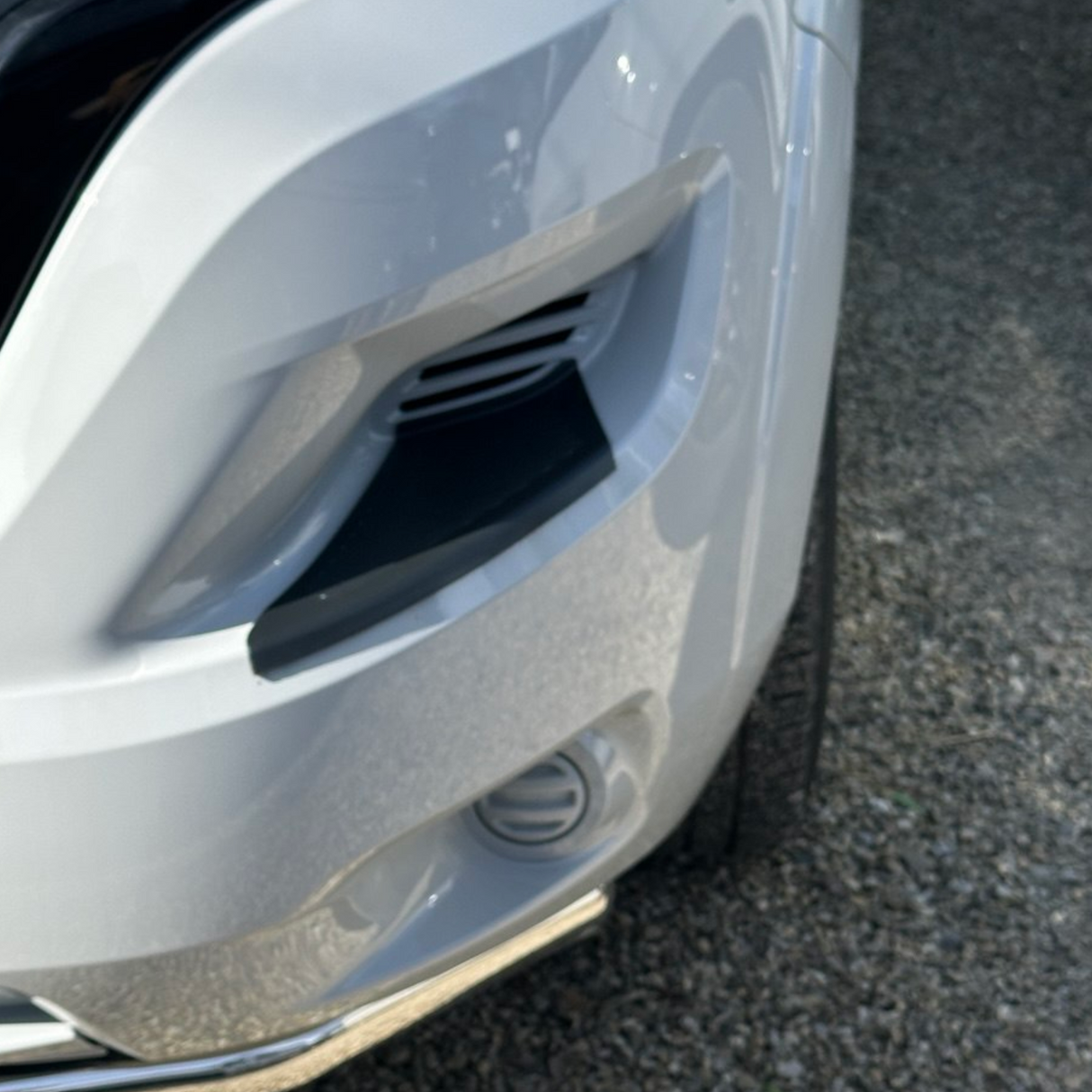 Airson Dìonadairean Plàta-coise Bampair Aghaidh Vauxhall Movano – Dubh, Seata de 2 | Van-X