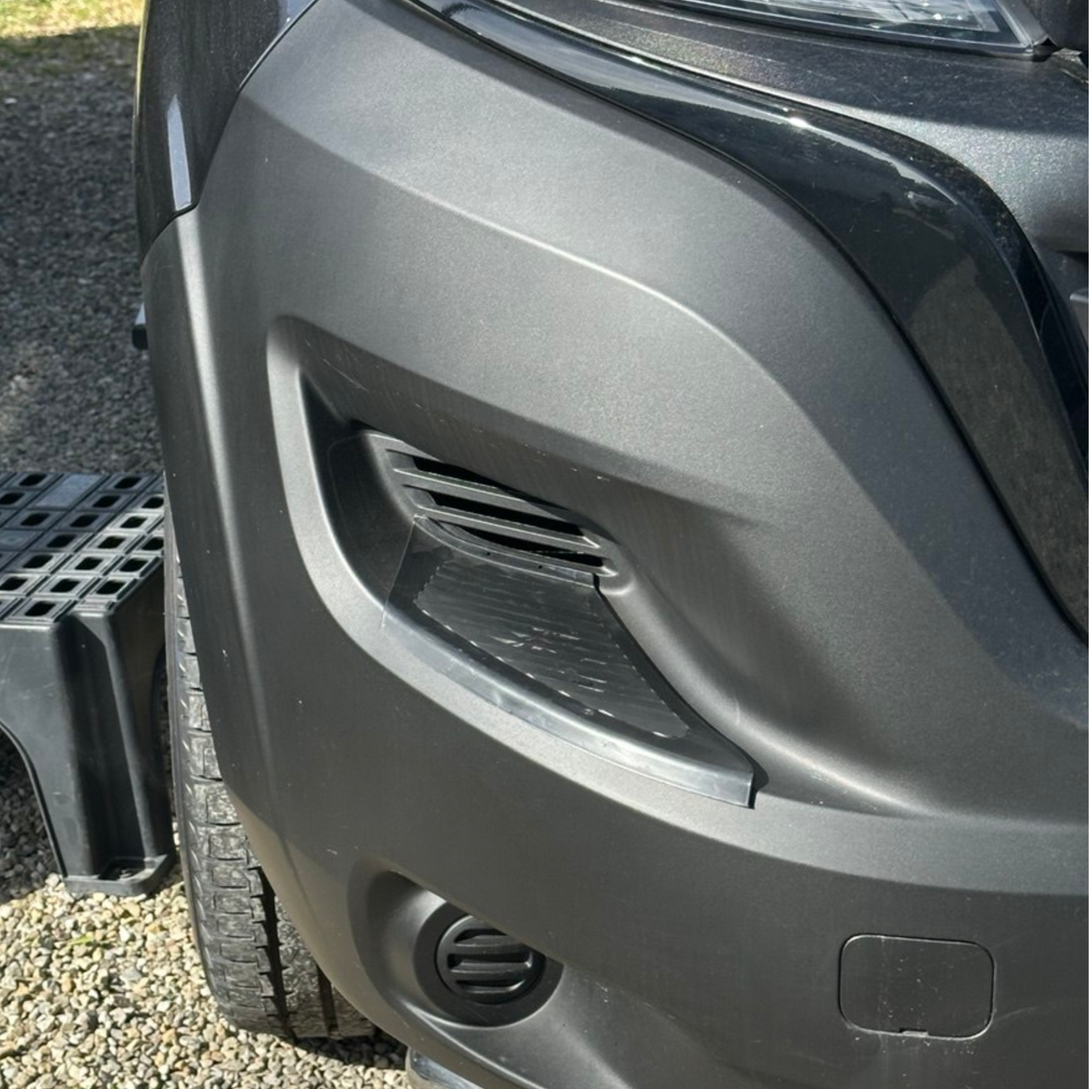 For Citroën Relay Front Bumper Step Protectors – Black, Set of 2 | Durable Vehicle Accessories
