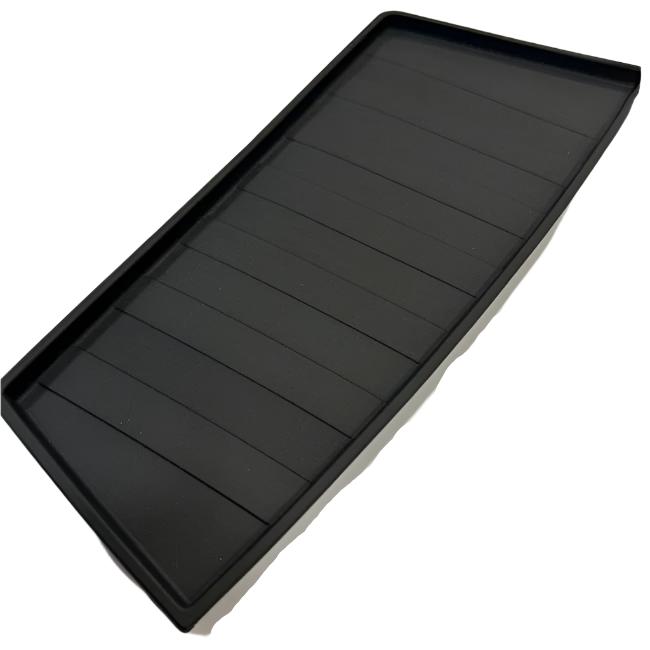 For Fiat Scudo Door Pocket Rubber Inserts / Mats - Black