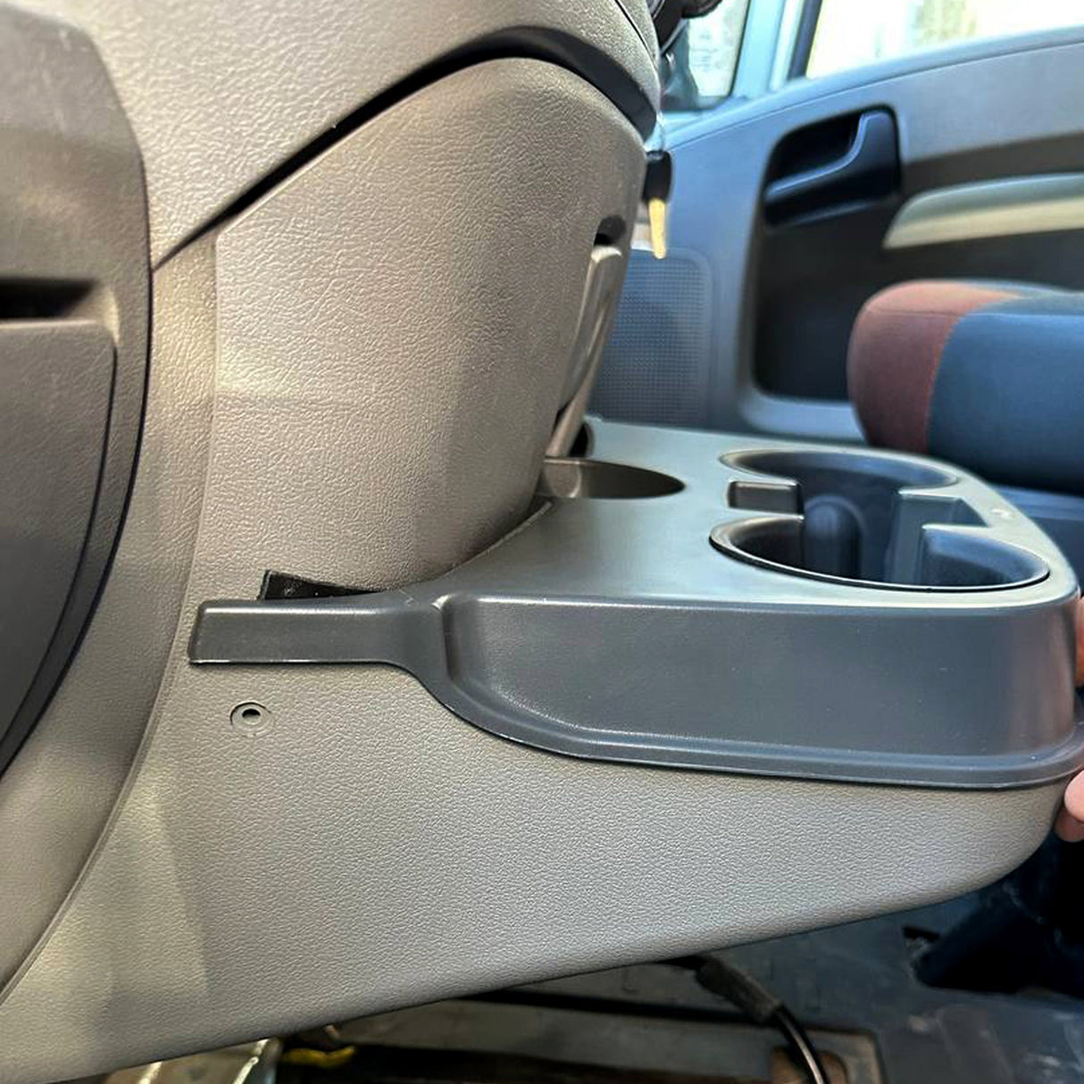 For Vauxhall Movano Cupholder Console - Grey | Van-X