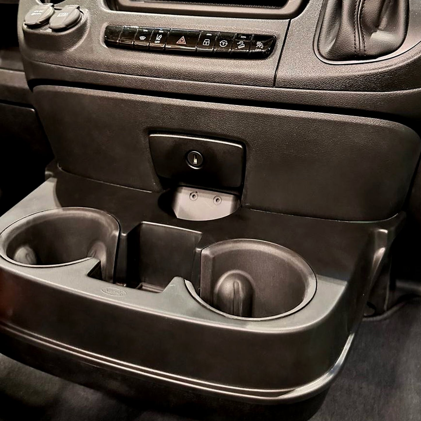 Citroen Relay Cupholder Console - Black