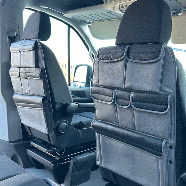 For VW Crafter & MAN TGE Captain Seat Back Storage Organizer – Van & Campervan Accessory | Van-X Premium