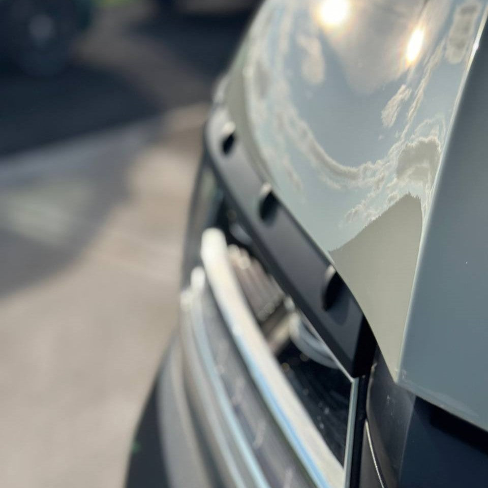 For MAN TGE Headlight Eyebrow Trim – Matte Black - Van Styling Accessory by Van-X