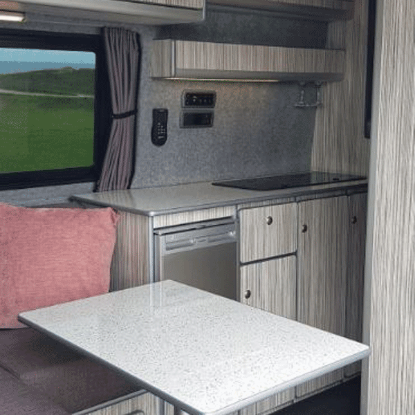 For Peugeot Boxer Premium Window Curtain - Black/Grey - Custom Bundle Option | Van-X