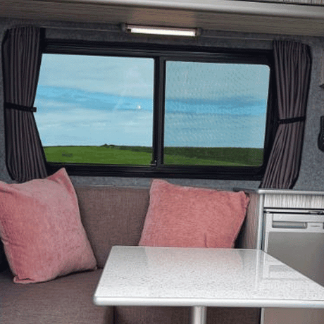 For MAN TGE / New Crafter Premuim Window Curtains - Black/Grey - CREATE YOUR OWN BUNDLE | Van-X
