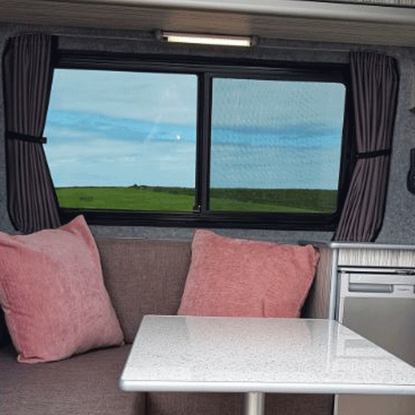 For Peugeot Boxer Premium Window Curtain - Black/Grey - Custom Bundle Option | Van-X