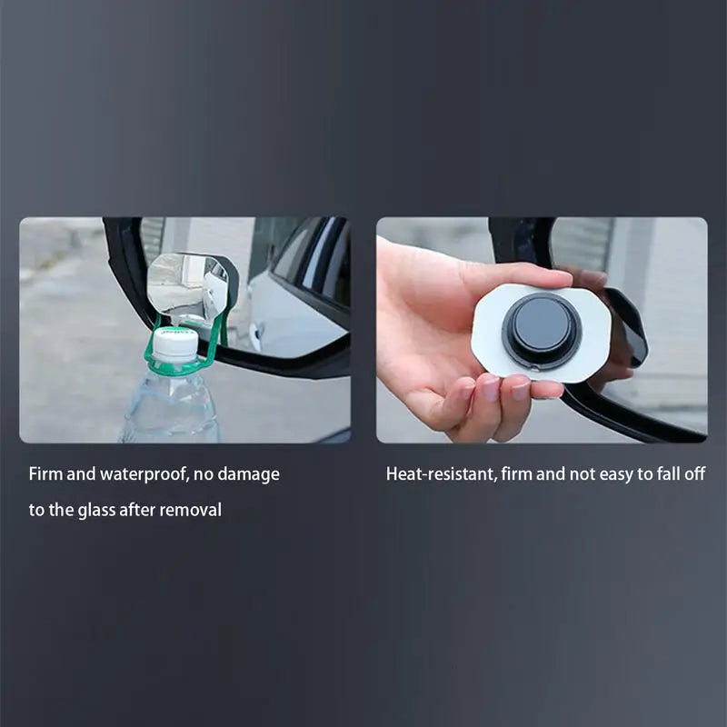 Convex Side Glass Blindspot High Definition Car Glass 360Degree Blindspot Rearview Glass Blindspot Eliminator Wide Angle