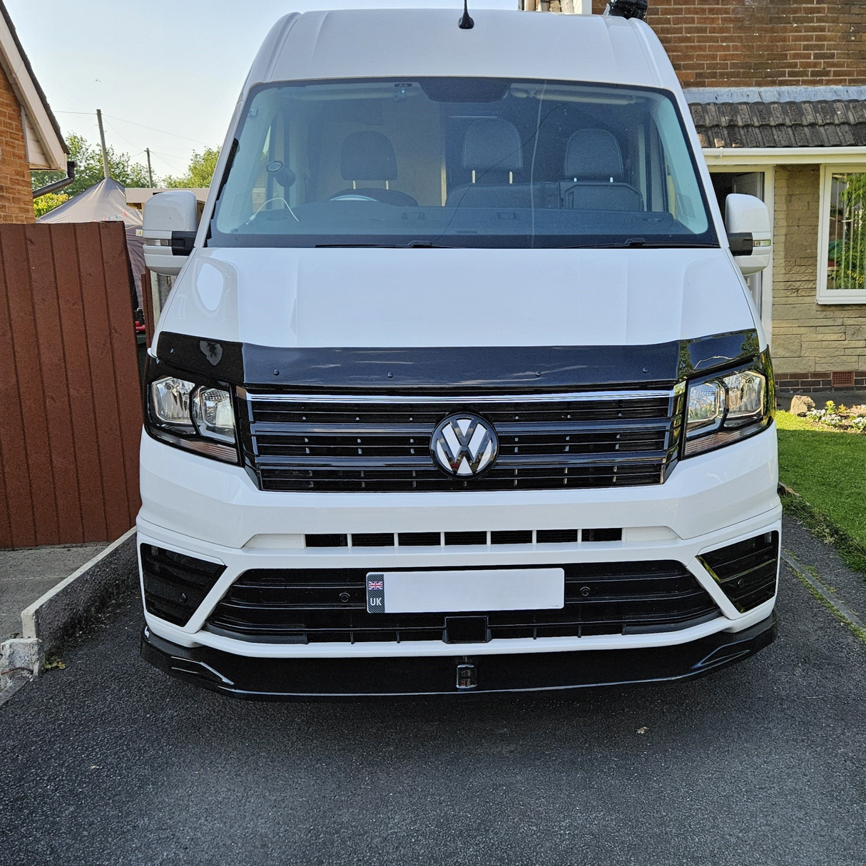 For MAN TGE Headlight Guards – Gloss Black – Premium Protection | Van-X