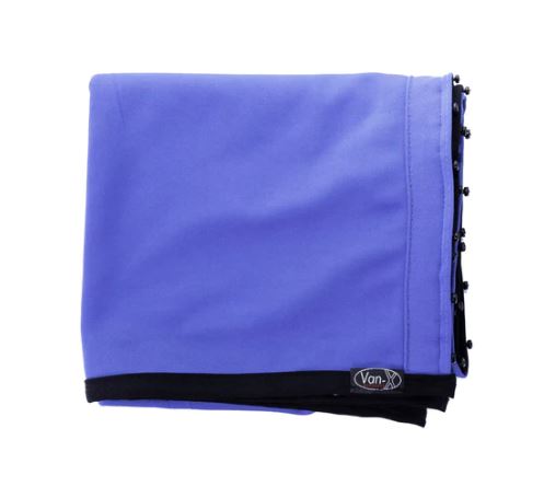 For VW T6.1 Transporter Van Conversion Premium Curtains Van-X - Black/Blue - CREATE YOUR OWN BUNDLE! Van-X
