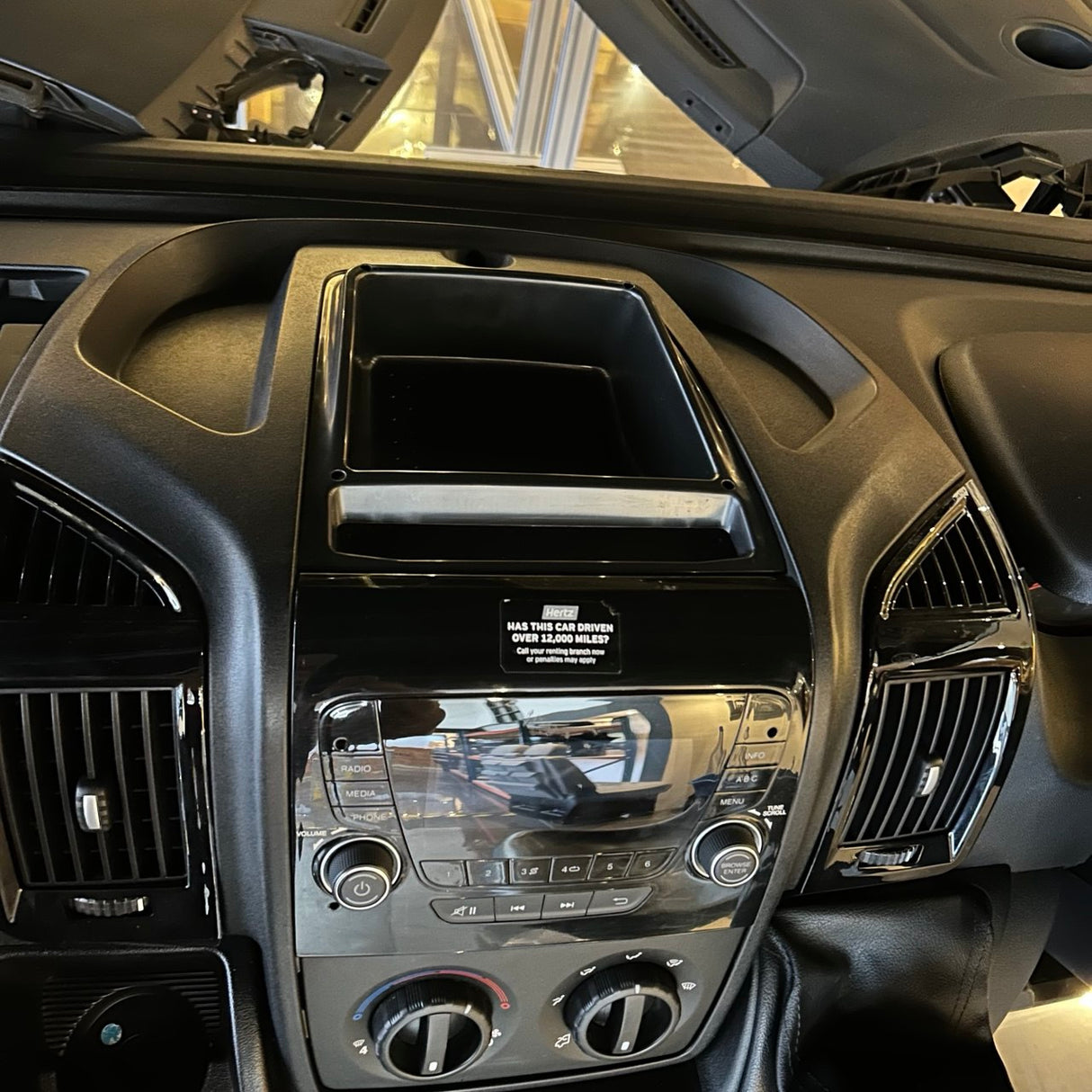 For Vauxhall Movano Top Dash Tray with Rubber Mat Insert - Interior Upgrade - Van-X