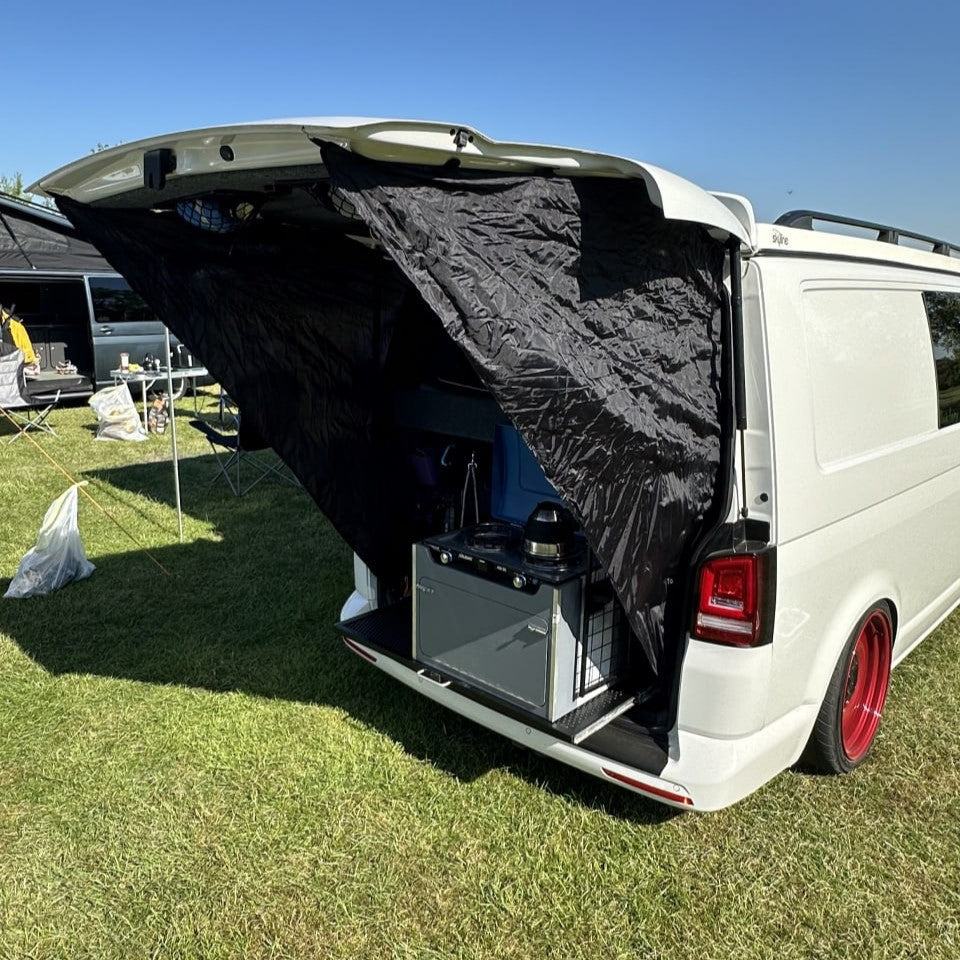 Airson Modail Geata-earbaill VW T6.1 a-mhàin Briseadh-gaoithe Sgiath Chùil airson Campervan Transporter | Van-X
