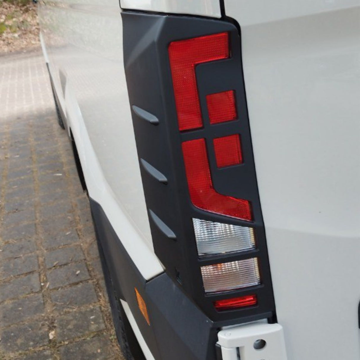 For Volkswagen Crafter Rear Light Guards - Matte Black (2018 Onwards)