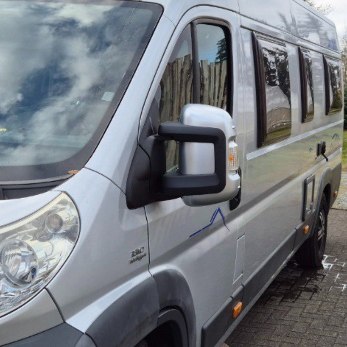 For Vauxhall Movano (2007-2024) Wing Mirror Cap/Covers (Set of 2) - Silver | Van-X