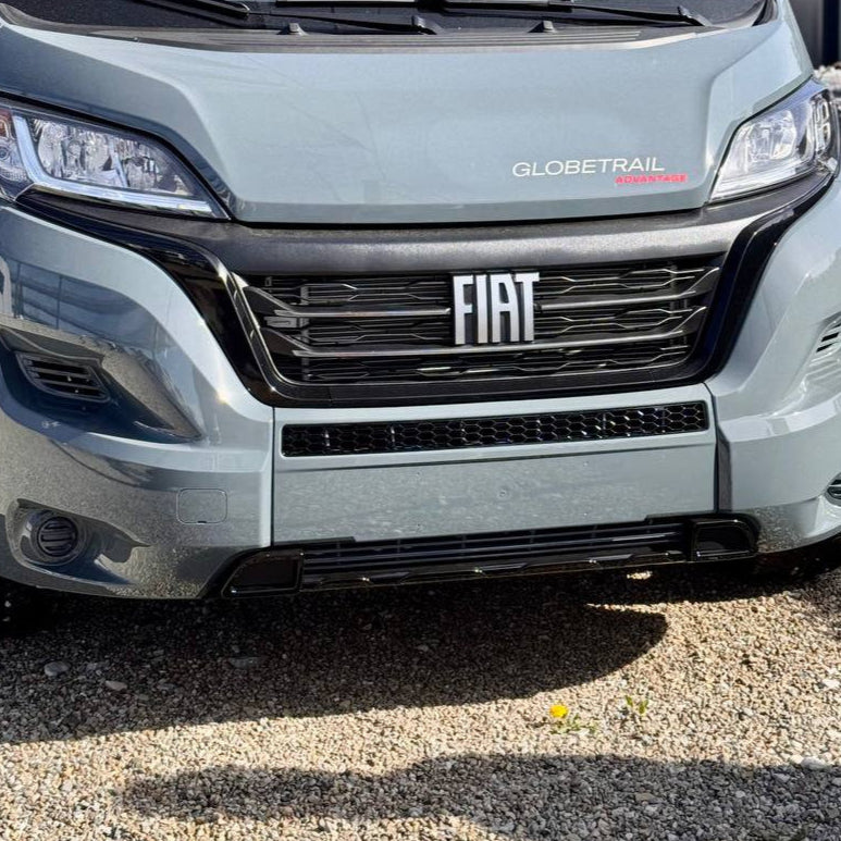 For Vauxhall Movano Bumper Honeycomb - Gloss Black, No Parking Sensors Replacement