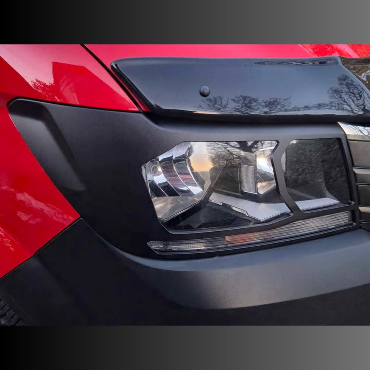For VW Crafter New Shape Headlight Guards – Matte Black – Premium Protection | Van-X