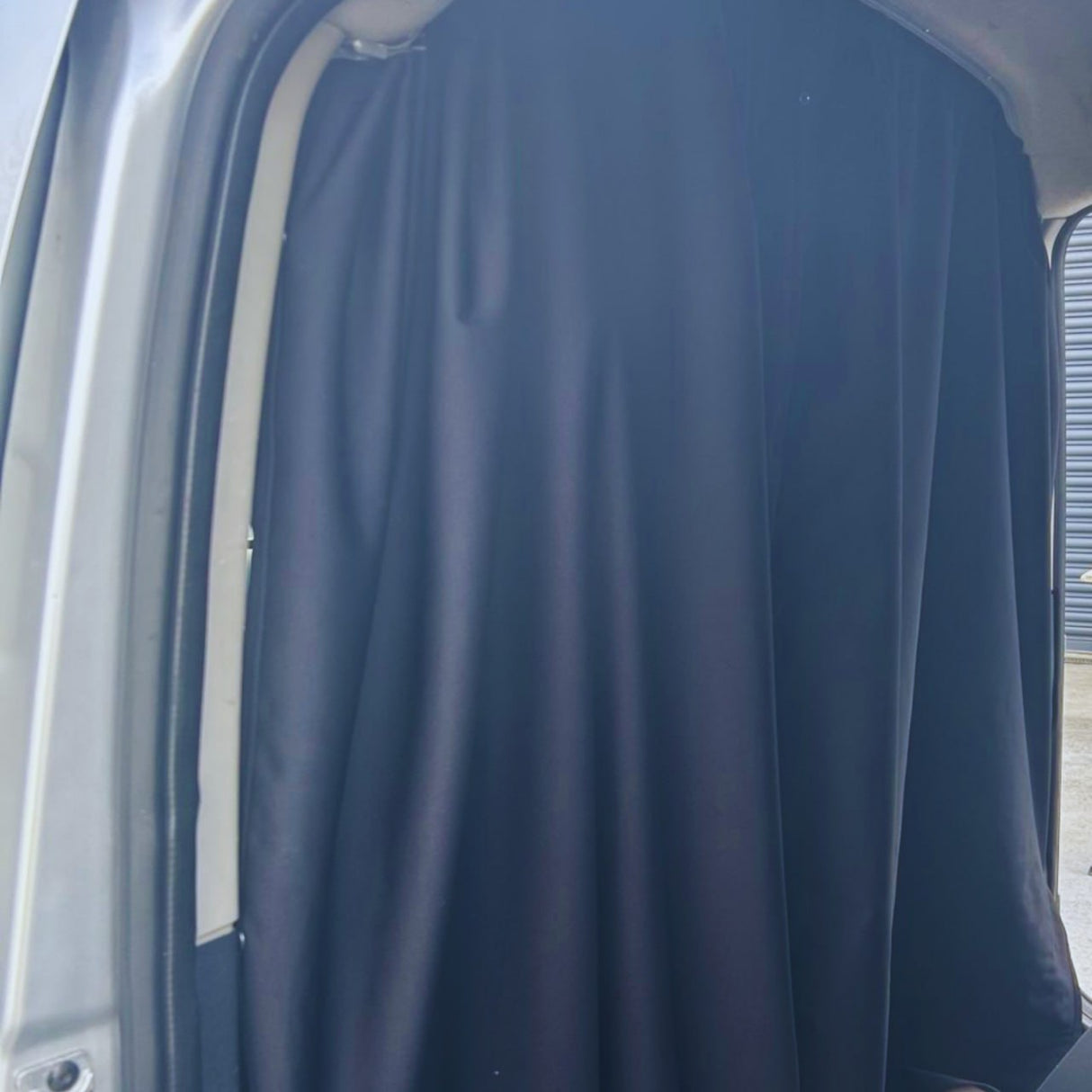 For Fiat Ducato / Ram ProMaster Cab Divider Curtain Kit with Rail Premium Quality - Van-X