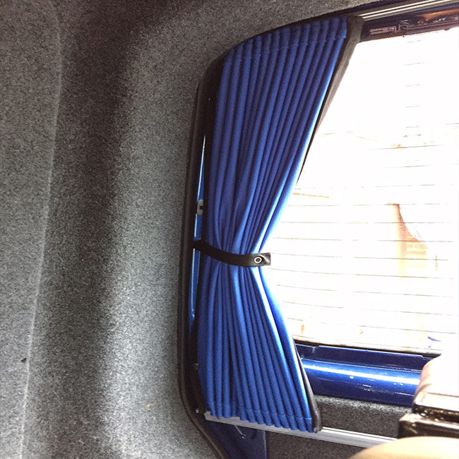 For VW T6.1 Transporter Van Conversion Premium Curtains Van-X - Black/Blue - CREATE YOUR OWN BUNDLE! Van-X