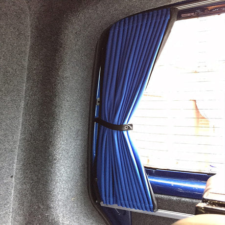 For VW T4 Transporter Van Conversion Premium Curtains - Black/Blue - CREATE YOUR OWN BUNDLE! Van-X