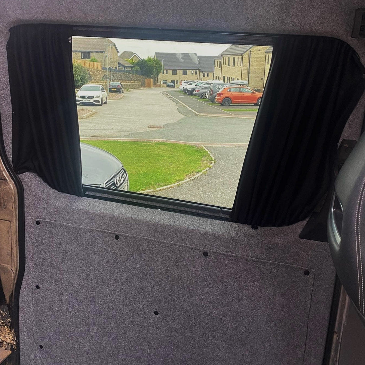 For VW Crafter Premium Window Curtains - Black/Black - CREATE YOUR OWN BUNDLE! Van-X