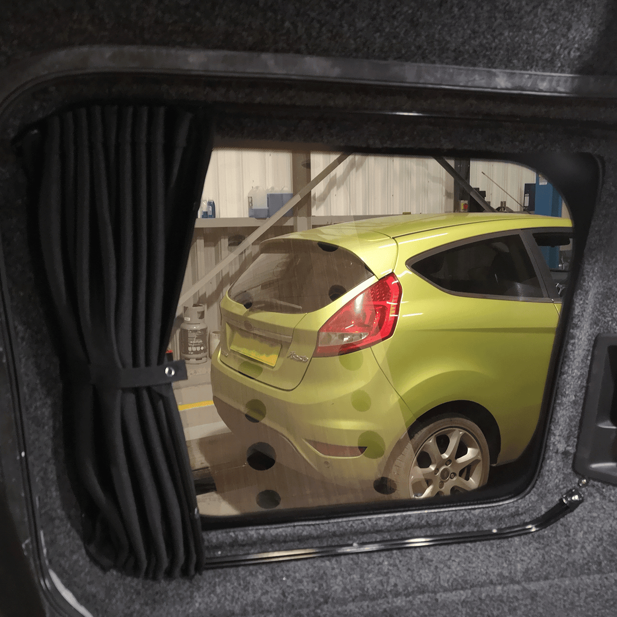 For VW Caddy Van Conversion Premium Window Curtains - Black/Black - CREATE YOUR OWN BUNDLE! Van-X