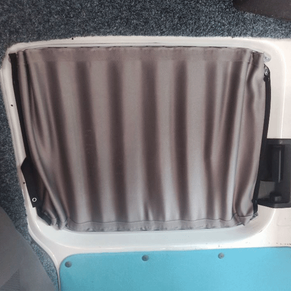 For VW Caddy Van Conversion Premium Window Curtains - Black/Grey - CREATE YOUR OWN BUNDLE! Van-X