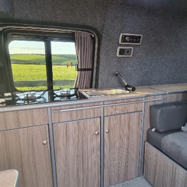 For Peugeot Expert Premium Window Curtains - Black/Grey - CREATE YOUR OWN BUNDLE! | Van-X