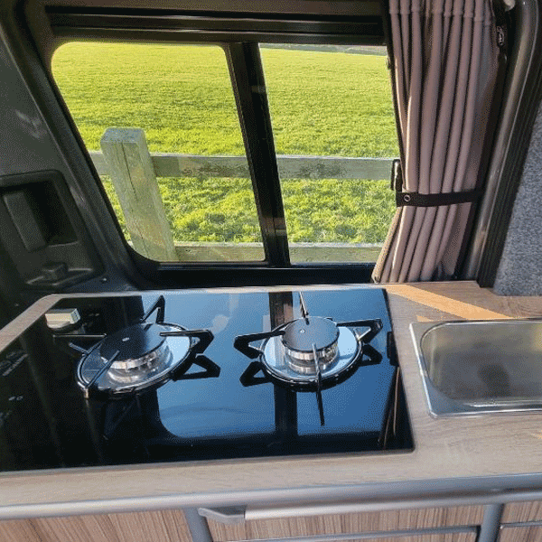 For Citroën Dispatch Premium Window Curtains - Black/Grey - CREATE YOUR OWN BUNDLE! | Van-X