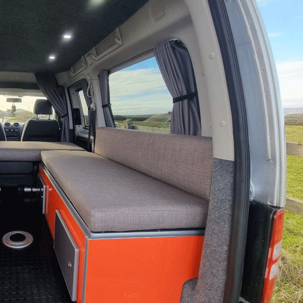 For Peugeot Expert Premium Window Curtains - Black/Grey - CREATE YOUR OWN BUNDLE! | Van-X