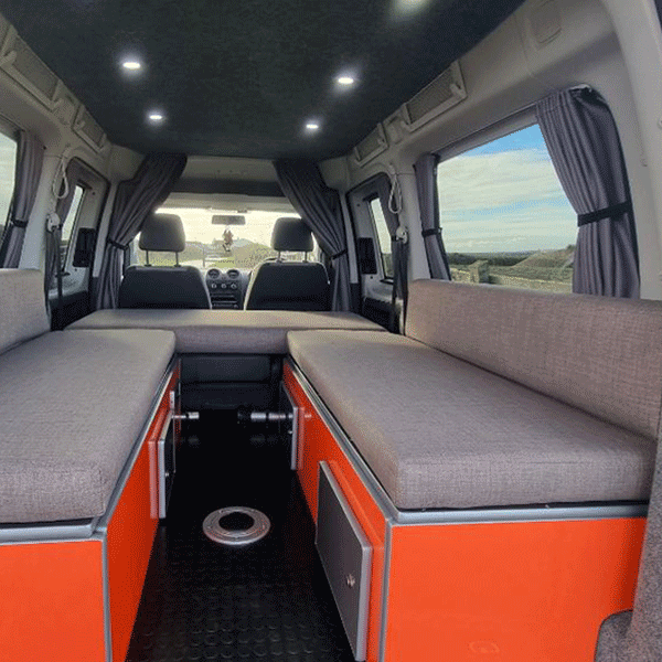 For Peugeot Expert Premium Window Curtains - Black/Grey - CREATE YOUR OWN BUNDLE! | Van-X