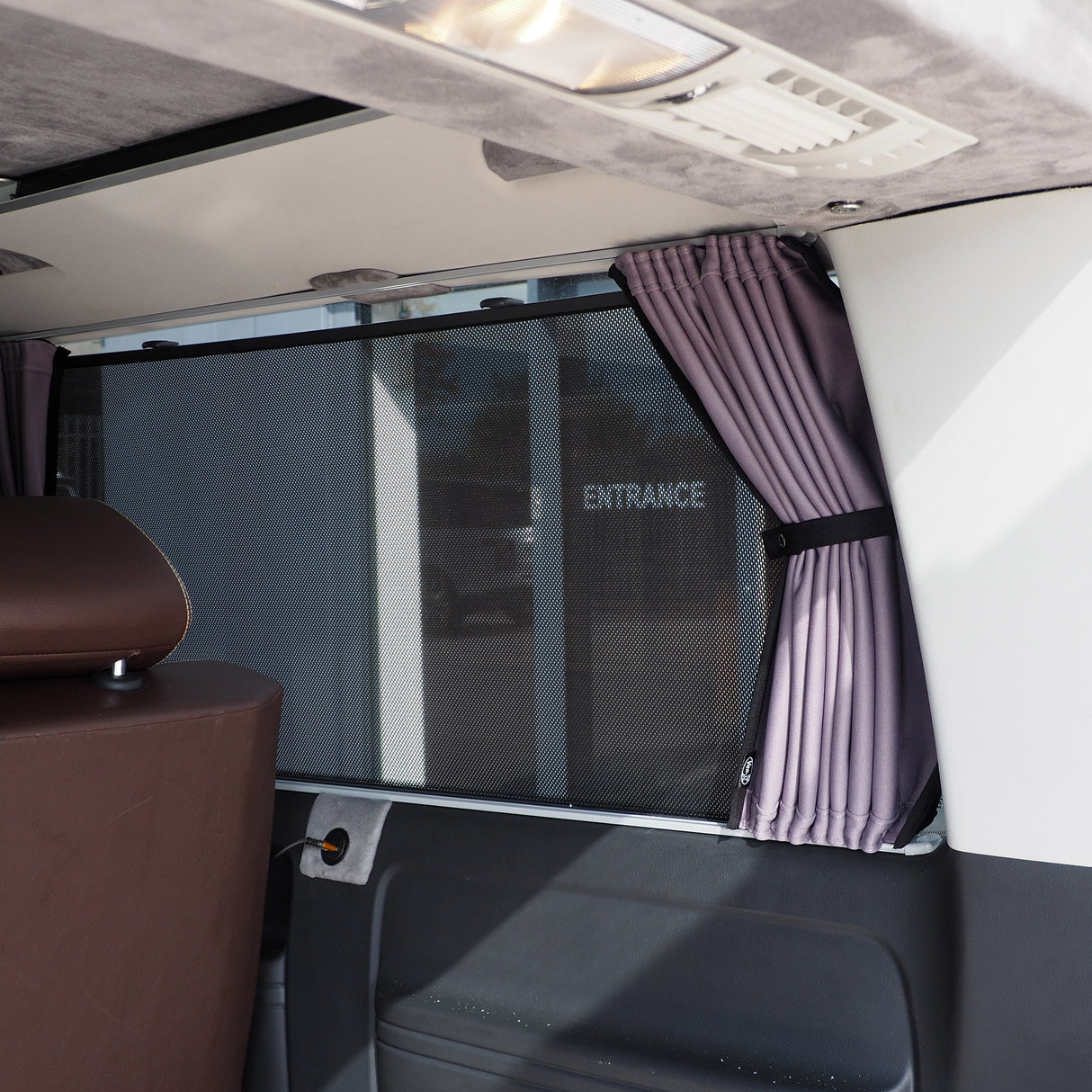 For VW T6 Caravelle / Shuttle Premium Window Curtains - Black/Grey - CREATE YOUR OWN BUNDLE! Van-X