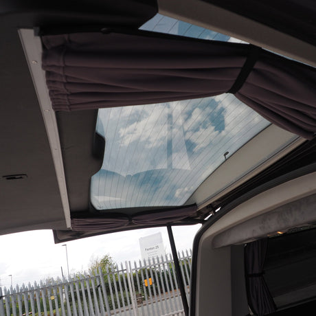 For VW T5 Caravelle / Shuttle Premium Window Curtains - Black/Grey - CREATE YOUR OWN BUNDLE! Van-X