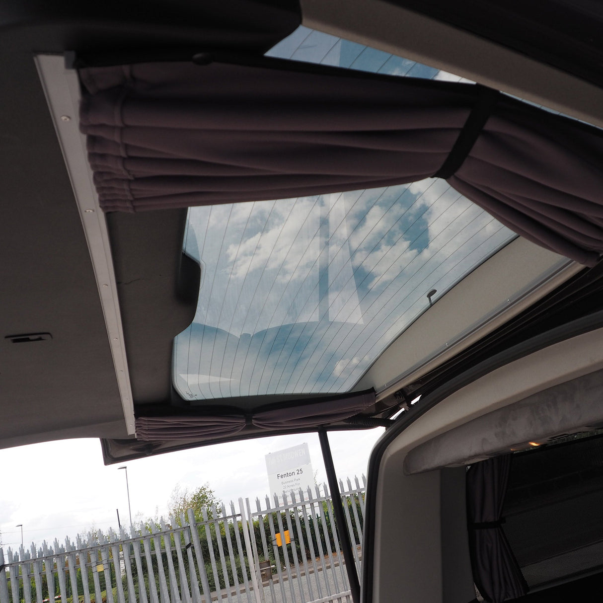 For VW T4 Caravelle / Shuttle Premium Window Curtains - Black/Grey - CREATE YOUR OWN BUNDLE! Van-X
