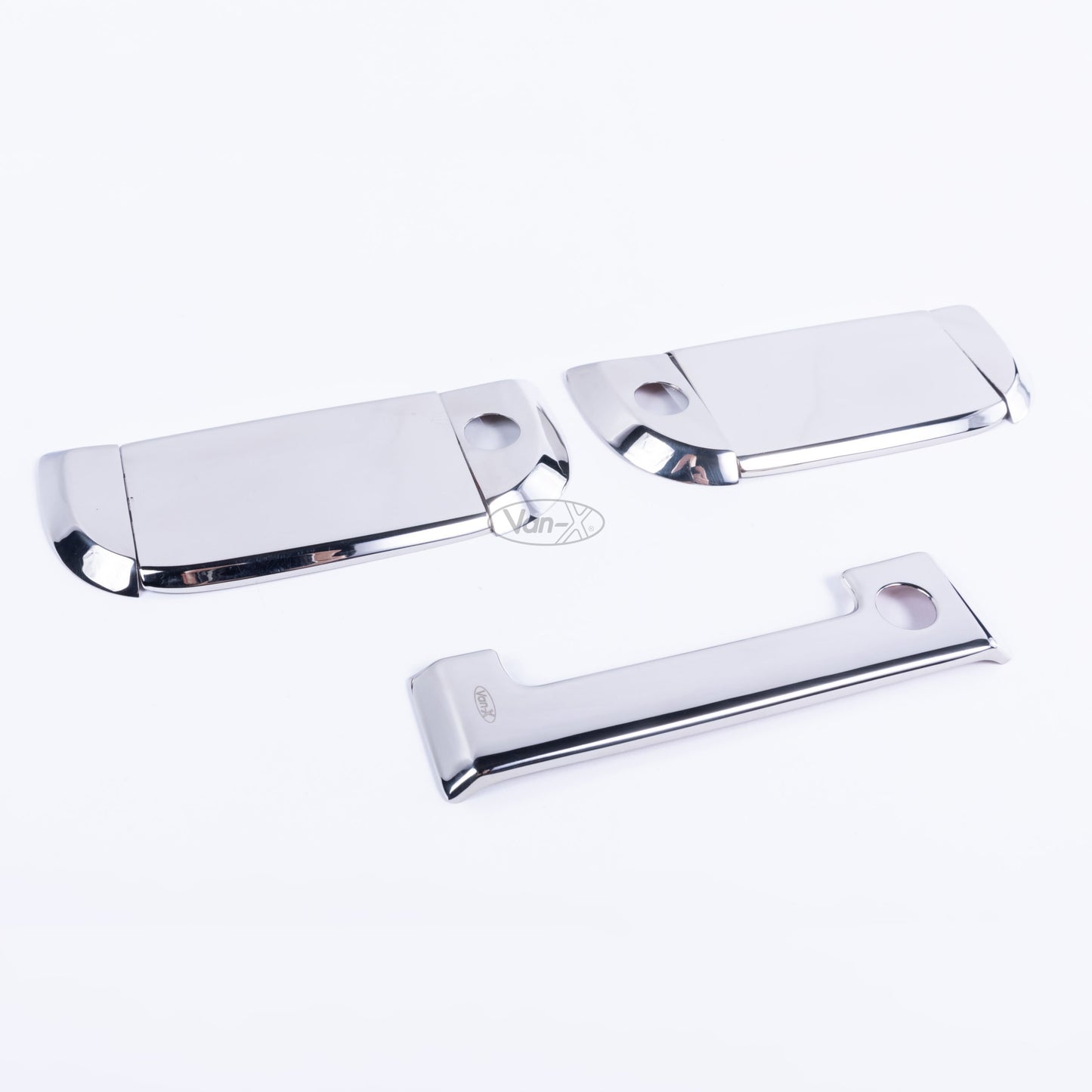 VAN-X VW T4 Door Handle Covers (3 Pcs) Transporter Stainless Steel 1 - T4-432