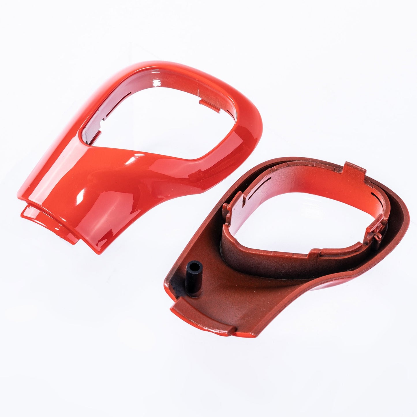 VW T5.1 Transporter Auto/DSG Gear Knob Side Styling Caps - Red Painted and Ready to Fit