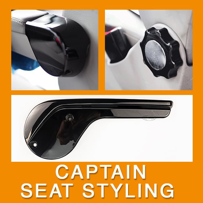 For VW T5, T5.1 Transporter FULL Captain Seat Styling Pack Driver & Passenger Seats